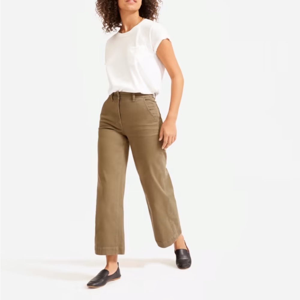 Everlane High waisted crop pants
